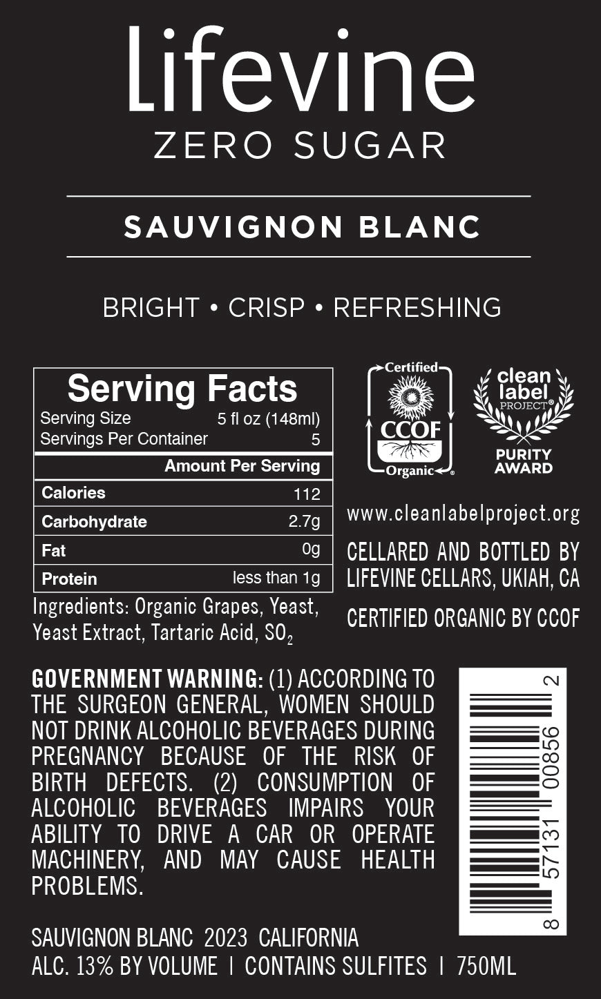 Sauvignon Blanc - Lifevine Wines